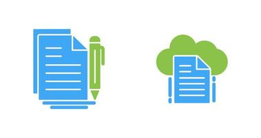 Document and File Icon vector