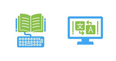 Study and Language Icon vector