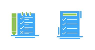 Survey Checklist and To do List Icon vector
