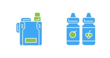 Vape and Vape Liquid Icon vector