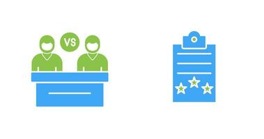 Meeting and Result Icon vector