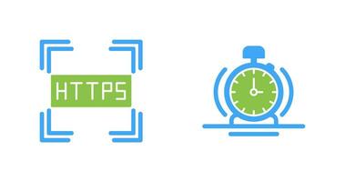 https y alarma icono vector