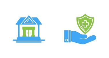 House and protection Icon vector