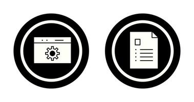 analítica y web mejoramiento icono vector