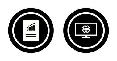 datos archivos y clima global icono vector