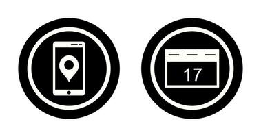 Gps Service and Event Management Icon vector