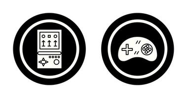 Brick Game and Gamng Control Icon vector