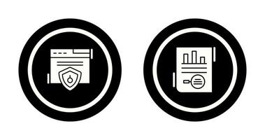 Web Security and Market Research Icon vector