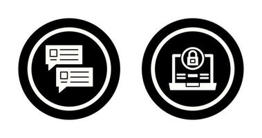 Lock and Project Consulting Icon vector