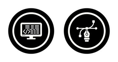 Coding and Vector Icon