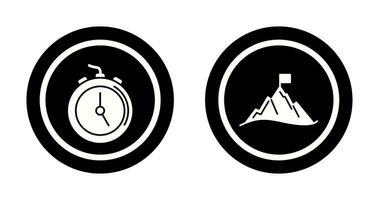 Deadline and Mission Icon vector