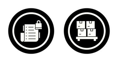 Wishlist and Stock Icon vector