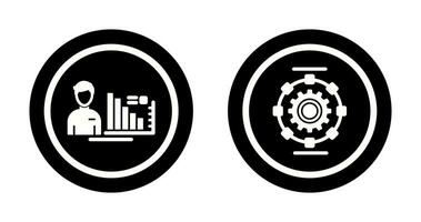 Consulting and Automated  Icon vector