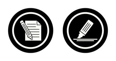 Pencil and MarkerSnack and Money Icon vector