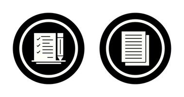 Agreement and Document Icon vector