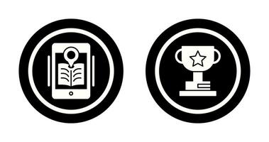 Library and Prize Icon vector