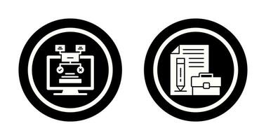 Methodology and Portfolio Icon vector
