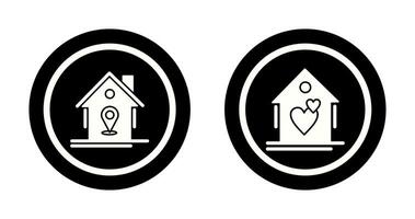 Location and Favorite Icon vector