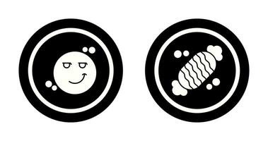 Smirk and Candy Icon vector