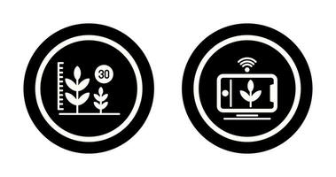 Growth and Device Icon vector