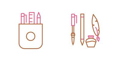 Stationery and Writing Equipment Icon vector