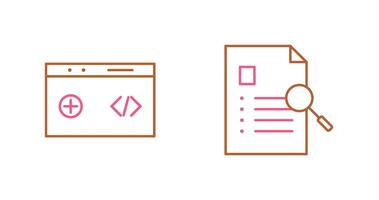 clean code and case study Icon vector