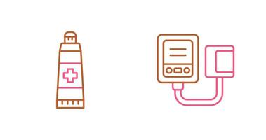 Ointment and Blood Icon vector