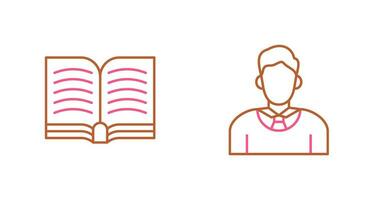 Book and Judge Icon vector