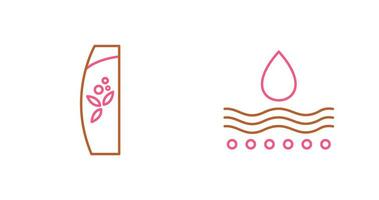 Natural and Moisture Icon vector