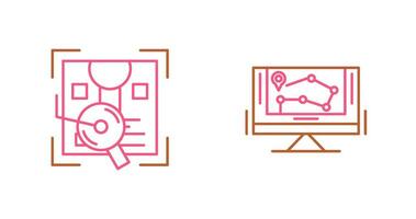 Order Tracking and Location Icon vector