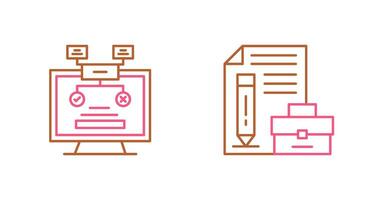 Methodology and Portfolio Icon vector