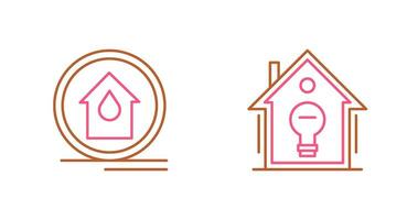 Fire Alarm and Home Automation Icon vector