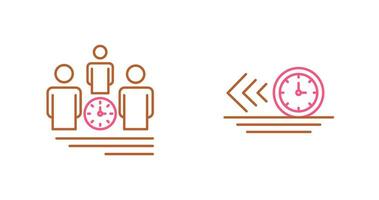 Time Management and Time Management Icon vector