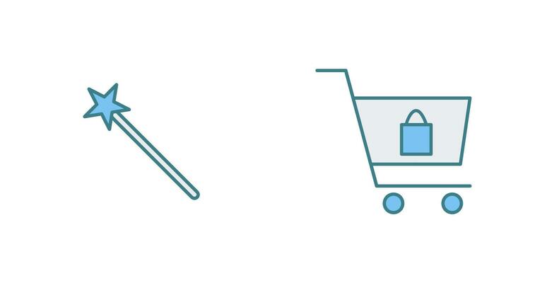 magic and shopping  Icon