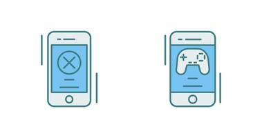 Block and Game Icon vector