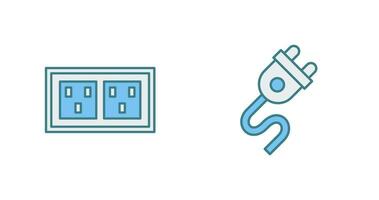 Socket and Plug Icon vector