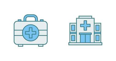 First Aid Kit and Healthcare Icon vector