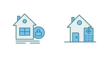 Locked and Remote Icon vector