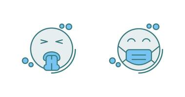 Vomit and Mask Icon vector