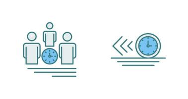 Time Management and Time Management Icon vector