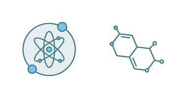 Proton and Molecule Icon vector