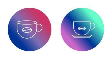 Coffee and coffee Mug  Icon vector