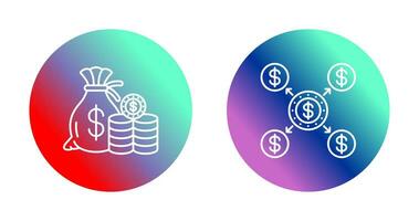 Saving and Distribution Icon vector