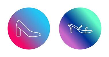 Heels and Stylish Icon vector