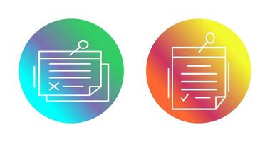 Note and Note Icon vector