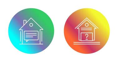 Message and Unknown Icon vector