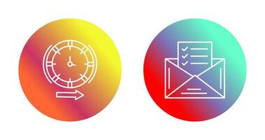 Direction and Check List Icon vector