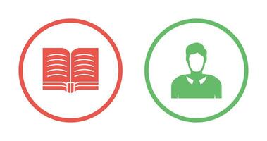 Book and Judge Icon vector