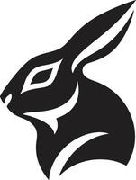 Premium Rabbit Badge Design Intricate Hare Symbol of Excellence vector