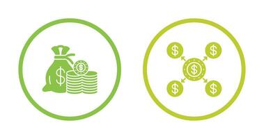 Saving and Distribution Icon vector